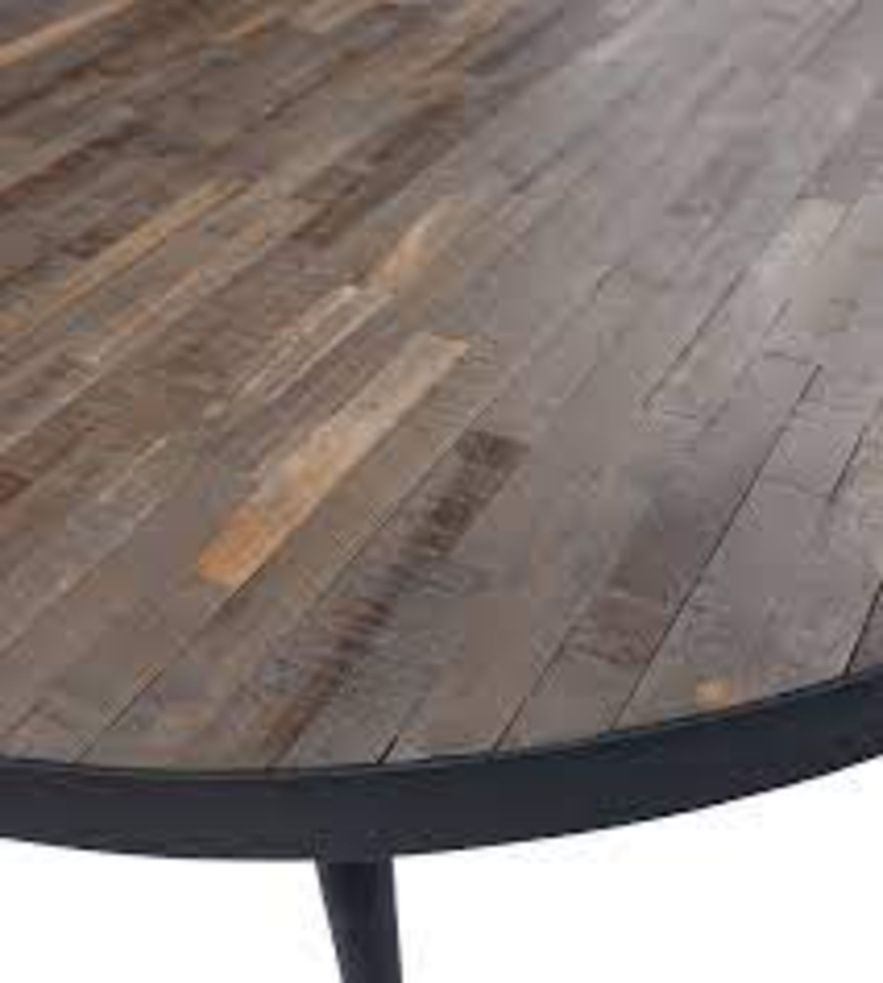 1 x Be Pure Home Vic Dining Table In A  Natural Wood Tone - Dimensions: 120(h) x 76(w) x 76(d) - Image 2 of 5