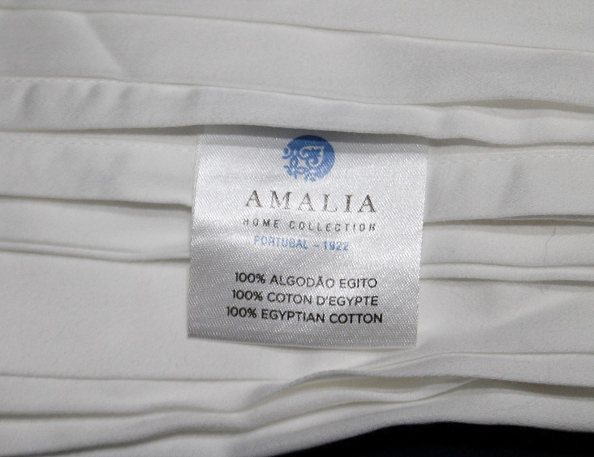 1 x AMALIA 'Chá' Luxury Super King Size Duvet Cover With Pillowcases Cases And Sheet- Dimensions: - Image 4 of 9