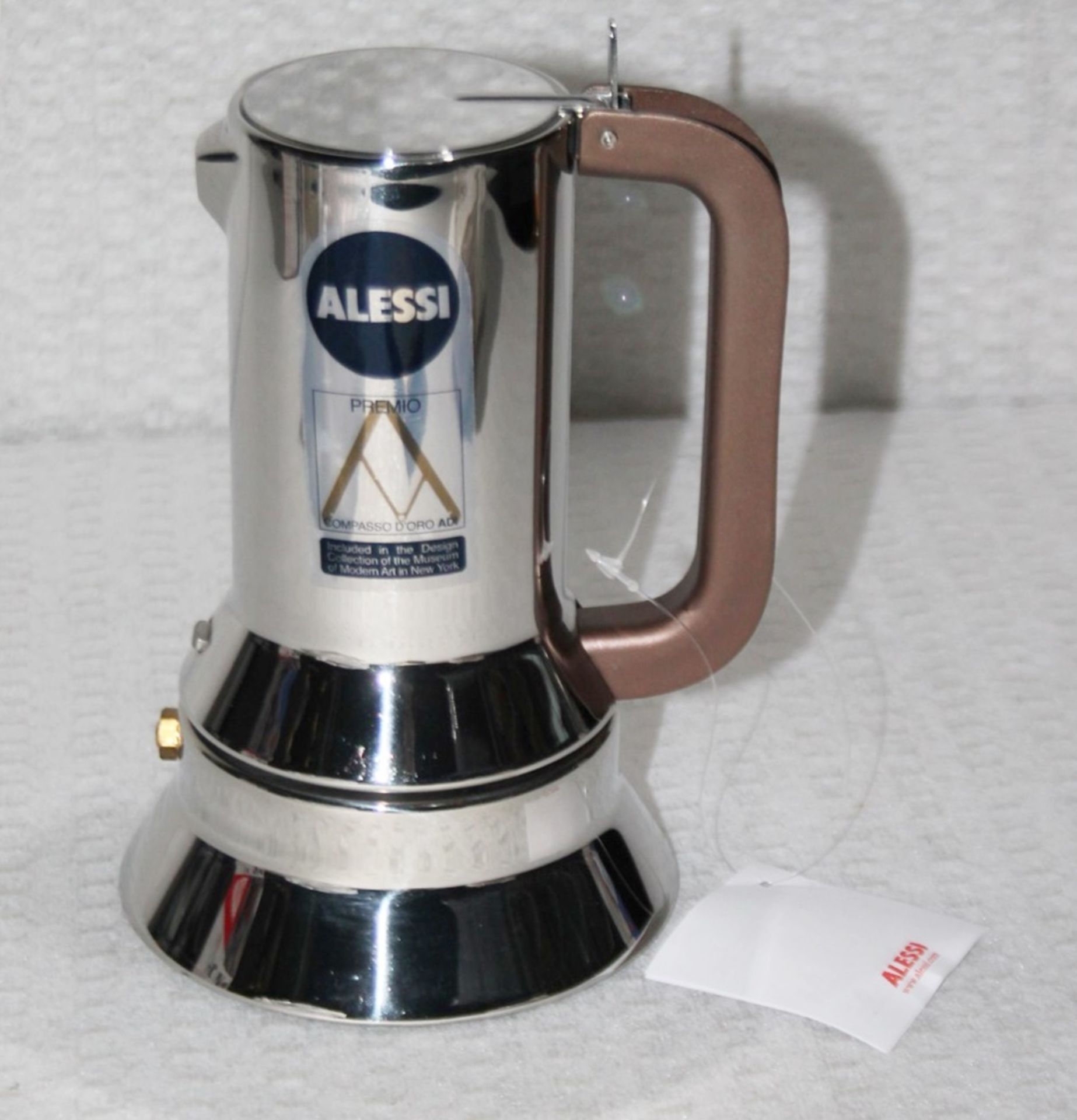 1 x ALESSI 9090 Espresso Coffee Maker - Dimensions: 17.5cm x 11cm approx - Original Price £135. - Image 2 of 7