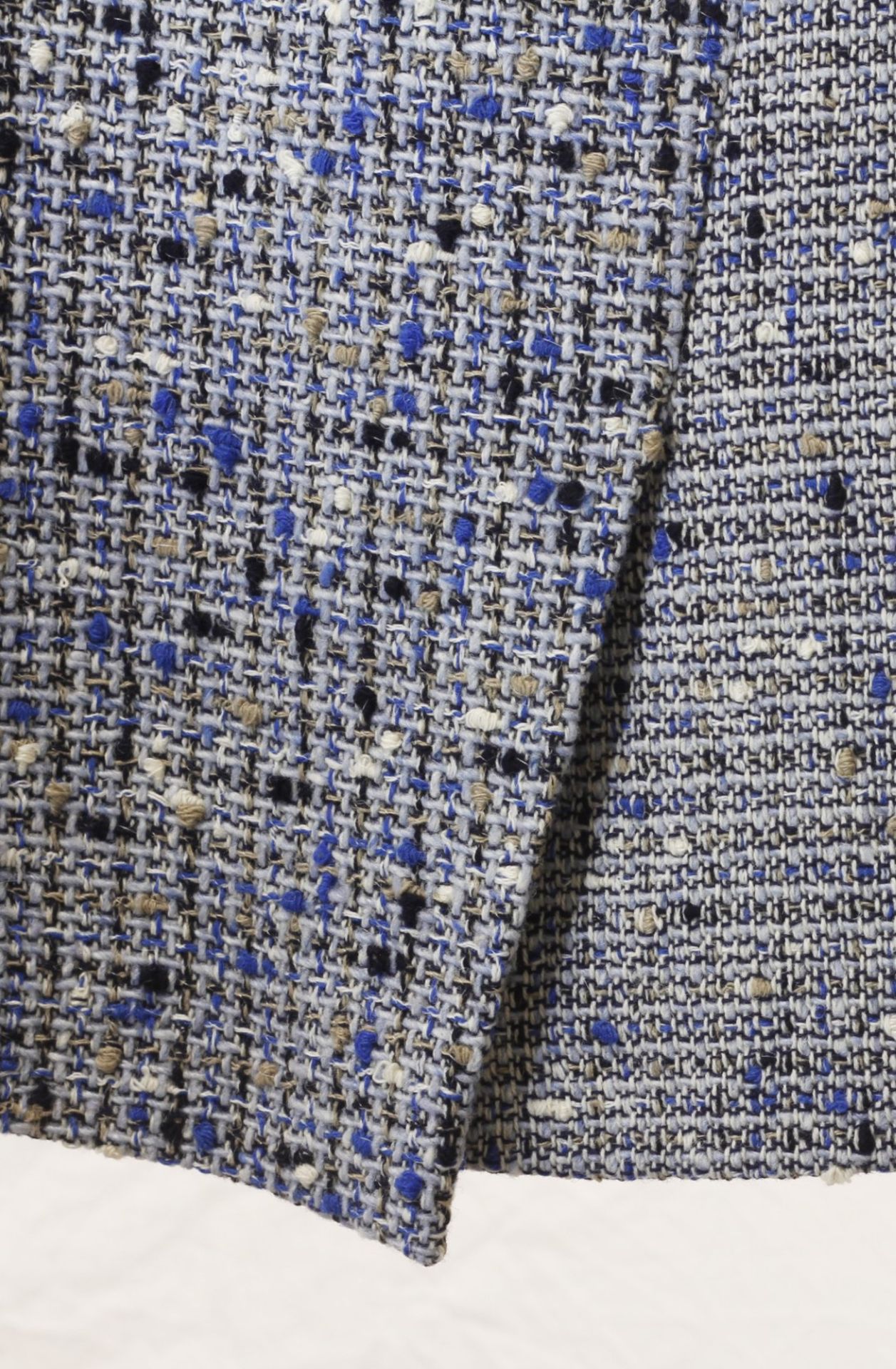 1 x Anne Belin Blue Tweed Skirt - Size: 20 - From A High End Clothing Boutique - Image 6 of 7