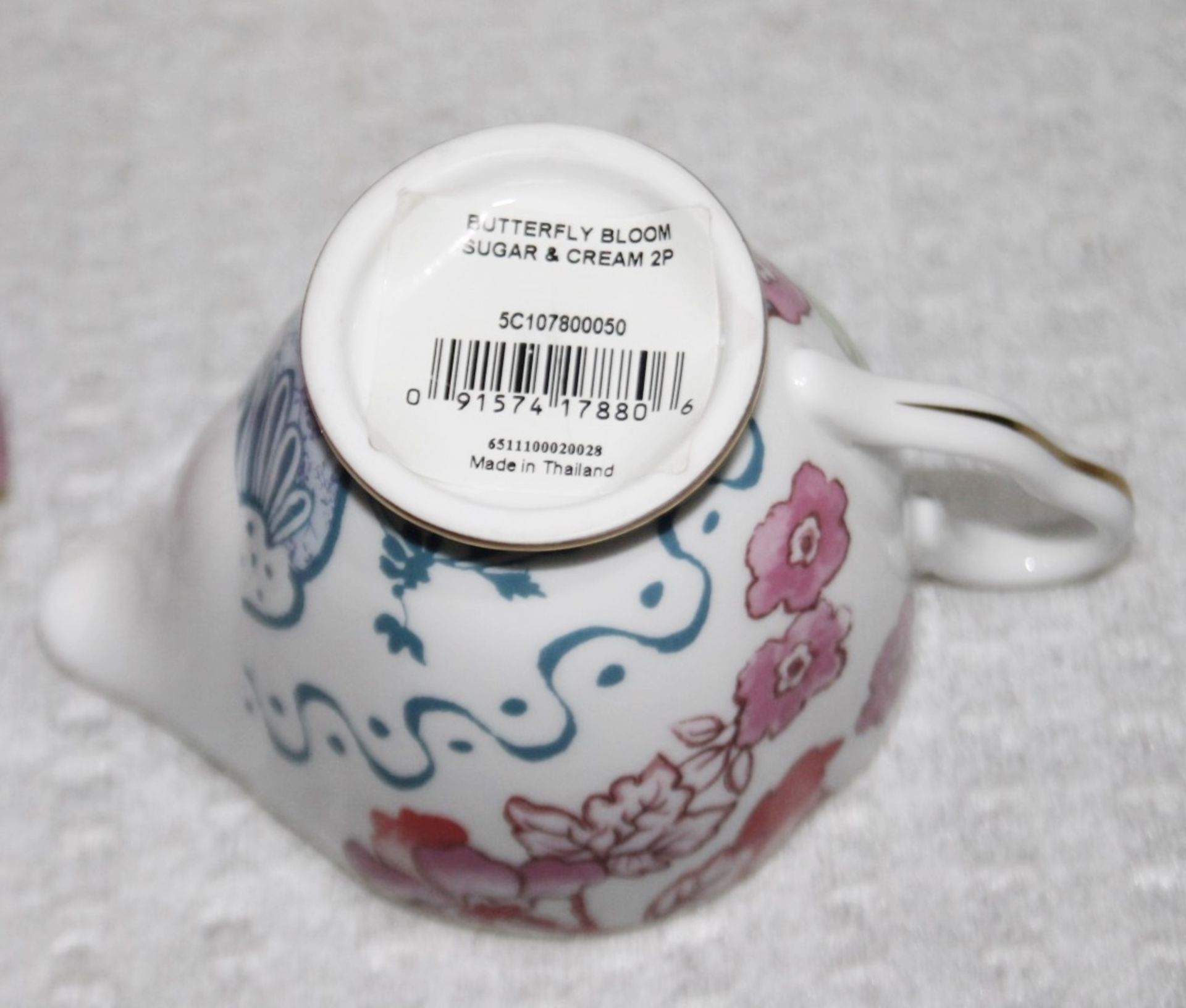 1 x WEDGWOOD Butterfly Bloom Teapot, Creamer and Sugar Bowl Set - Original Price £195.00 - Unused - Image 11 of 13