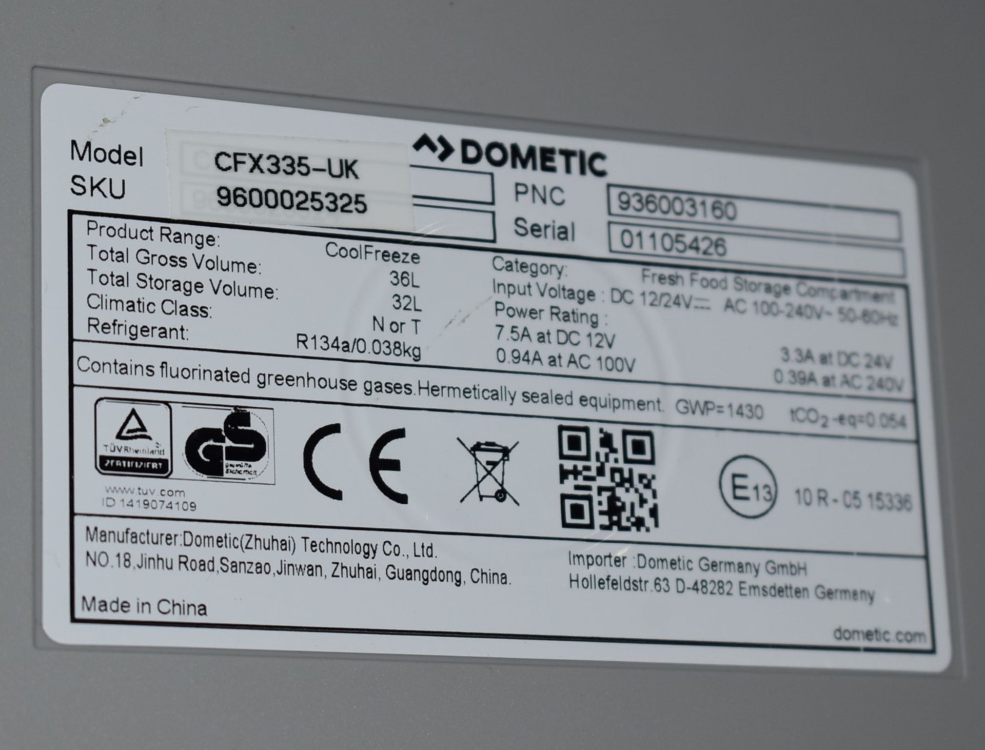 1 x Dometic CFX3 35 Portable 32l Compressor Cooler and Freezer - Perfect For Cooling The Christmas - Image 5 of 11