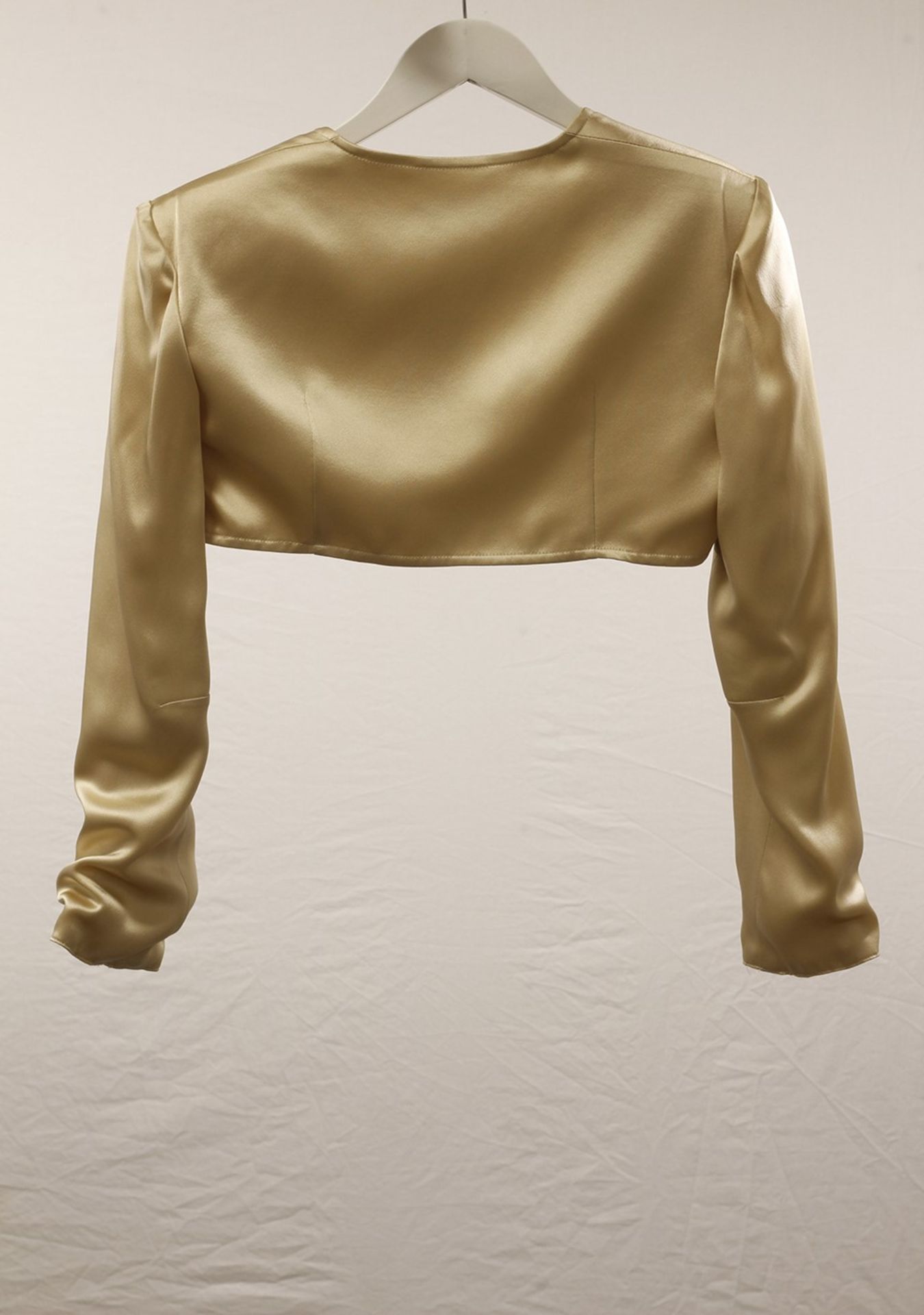 1 x Anne Belin Champagne Bolero - Size: 16 - Material: 50% Viscose, 50% Acetate - From a High End - Image 4 of 6