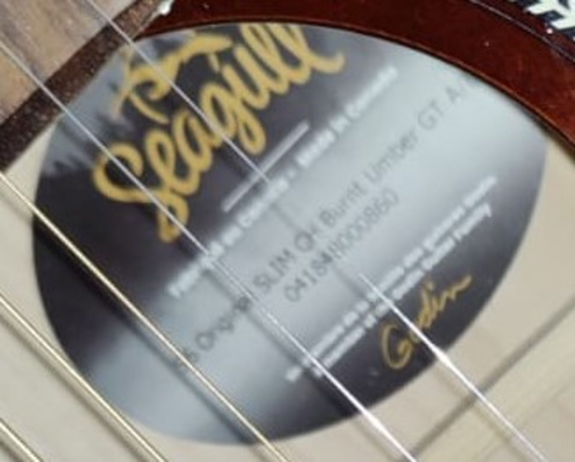 1 x Seagull S6 Original Slim Burnt Umber Dreadnaught Electro Acoustic Guitar - RRP £600 - Very - Image 14 of 14