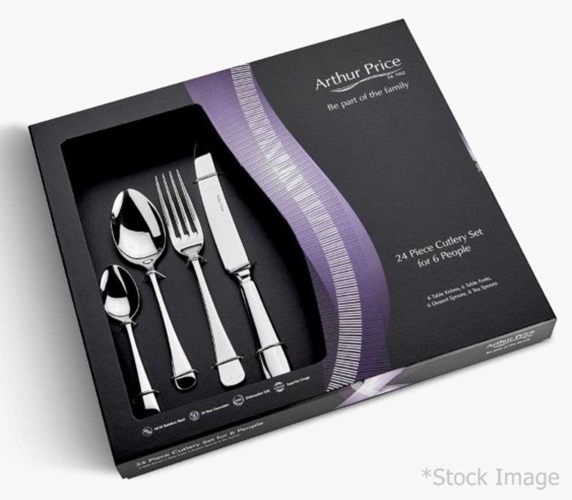 15 x Pieces Of ARTHUR PRICE Stainless Steel Cutlery - Unused Boxed Stock - Ref: HHW328/NOV21/WH2/
