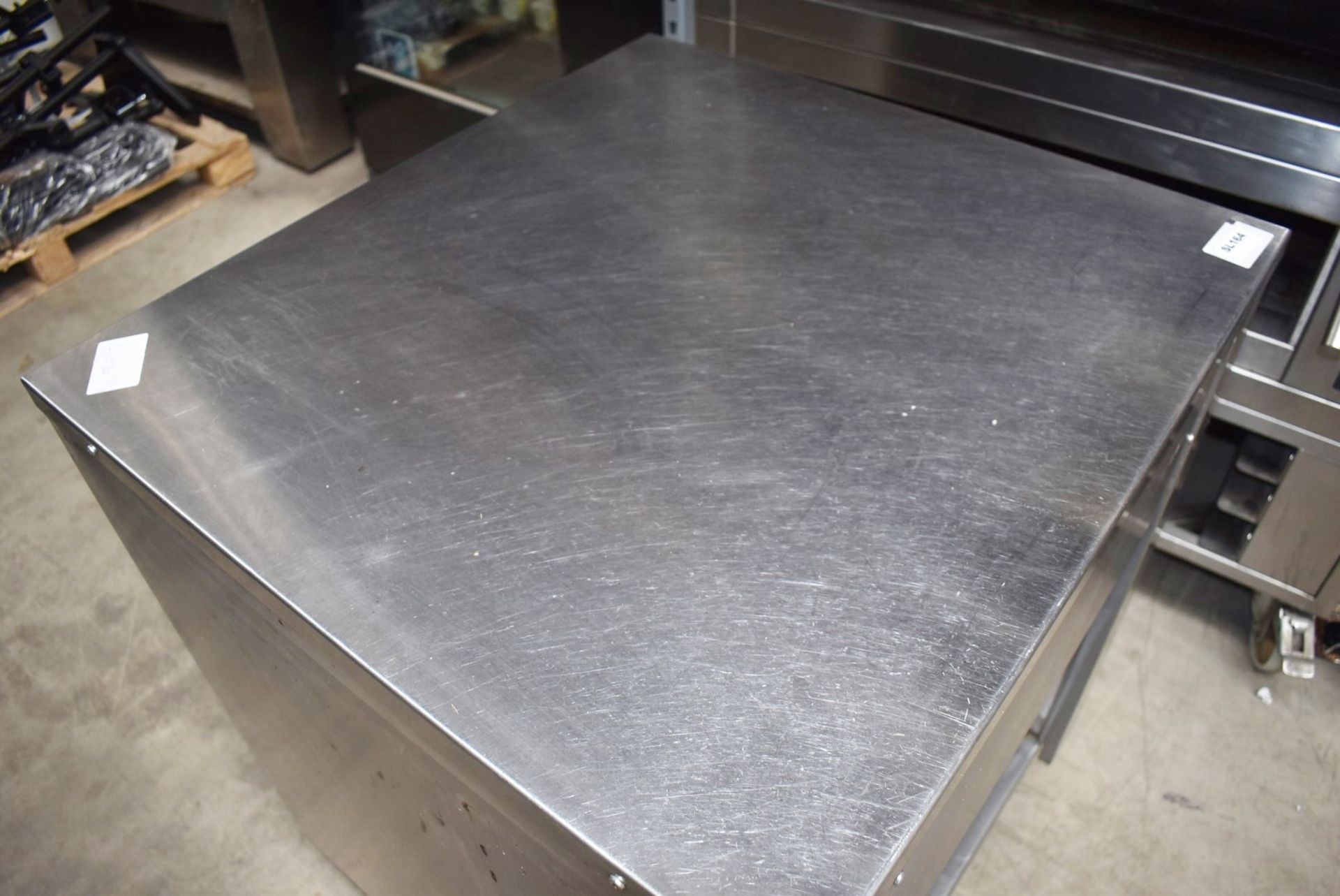 1 x Stainless Steel EMH Mobile Kitchen Unit Featuring Undershelves and Castor Wheels - Dimensions: - Image 7 of 7