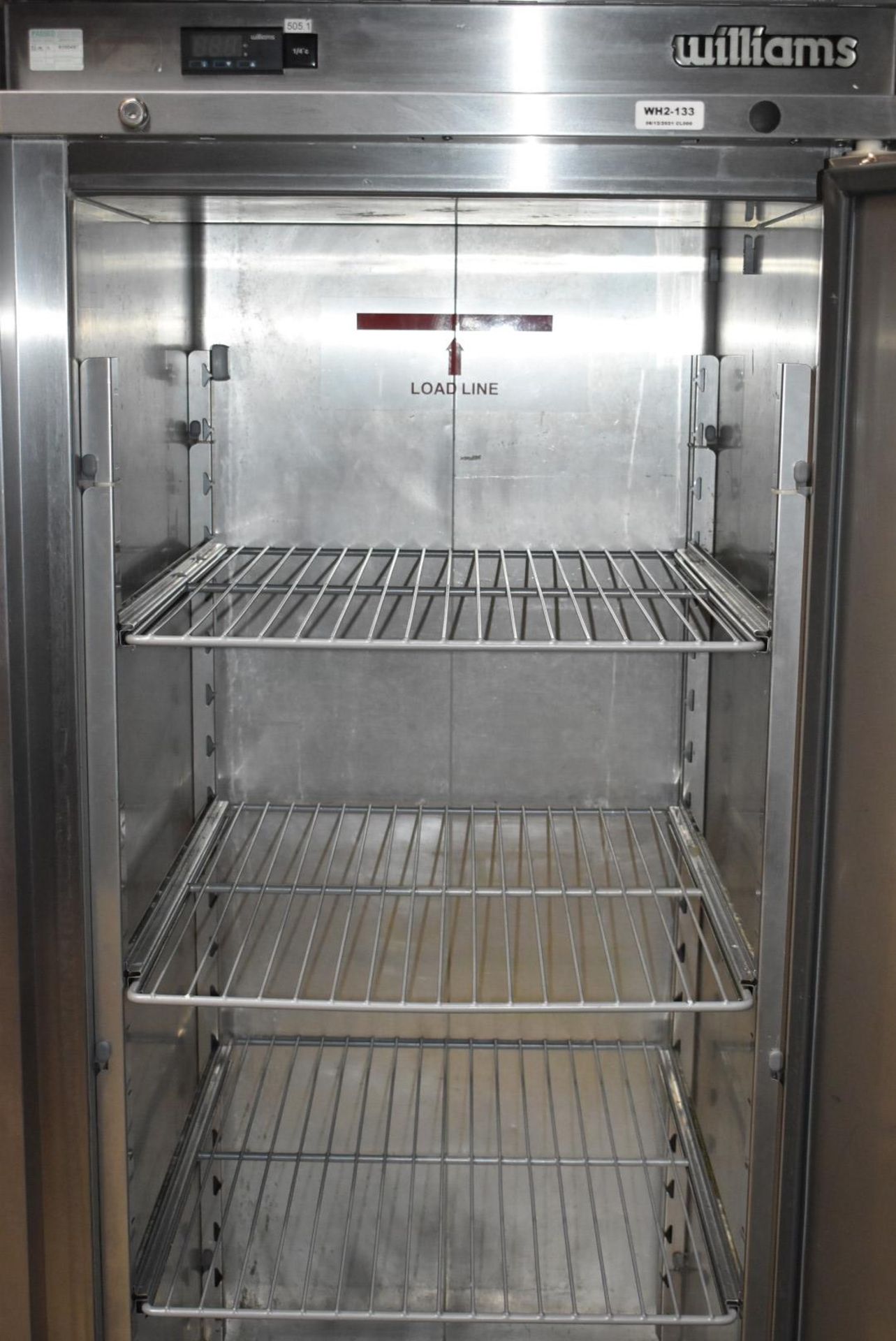 1 x Williams Upright Single Door Refrigerator With Stainless Steel Exterior - Model HJ1SA - Recently - Image 2 of 11