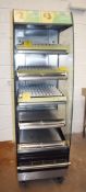 1 x Fri-Jado Four Tier Multi Deck Hot Food Warmer Heated Display Unit - Model MD60-5 SB -