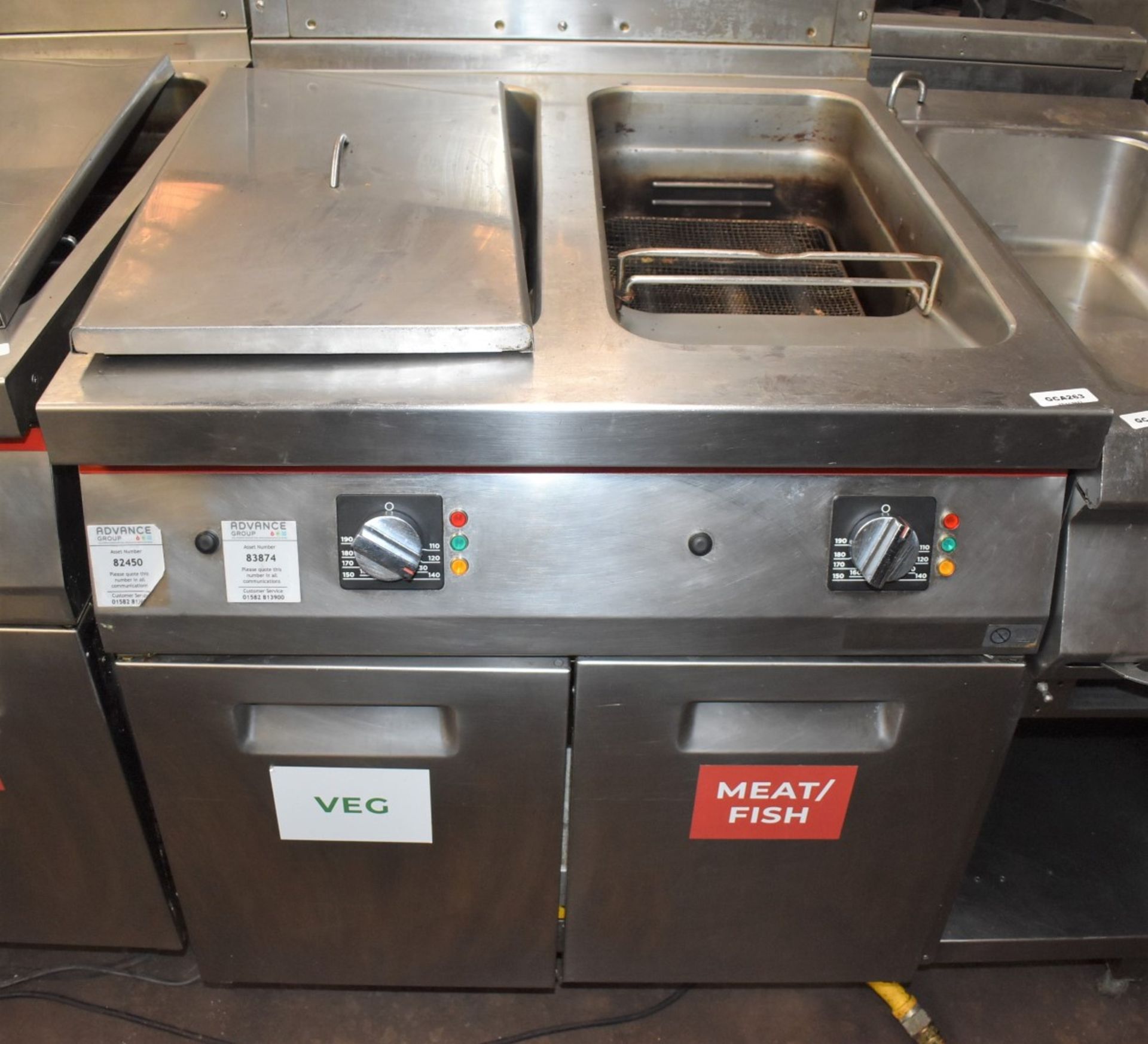 1 x Angelo Po Twin Tank Gas Fryer - Width 80cm - Recently Removed From a Restaurant Environment - - Image 6 of 10