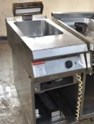 1 x Angelo Po Chip Warmer on a Modular Base Unit - Width 40cm - Recently Removed From a Restaurant