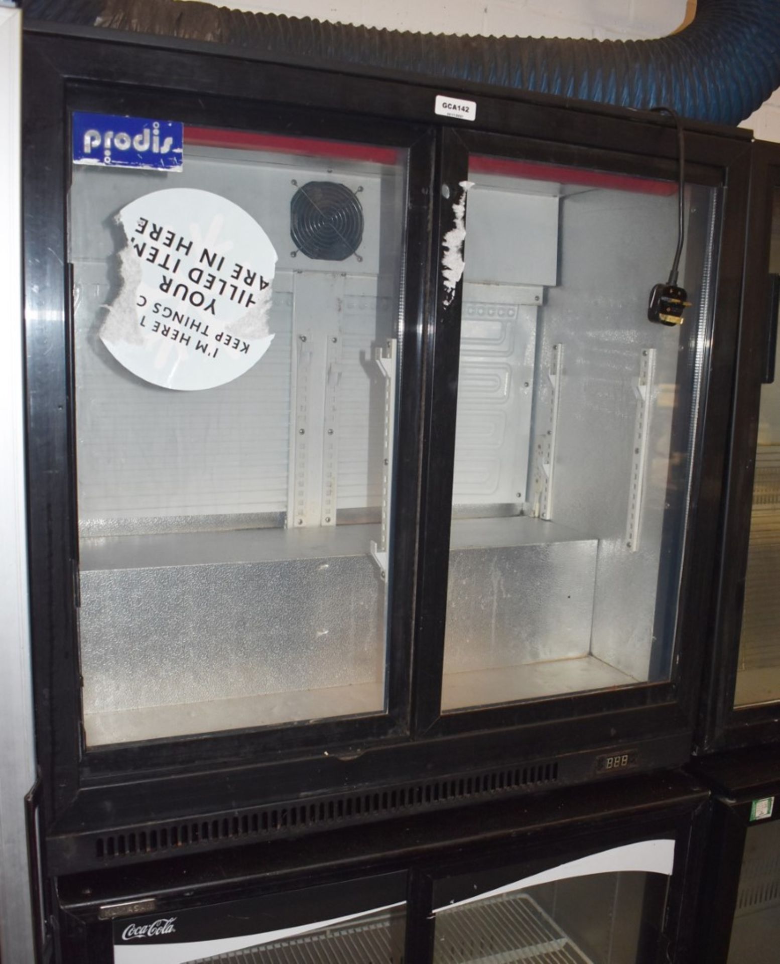 2 x Backbar Double Door Bottle Coolers - Ref: GCA142 WH5 - CL011 - Location: Altrincham WA14These - Image 3 of 6
