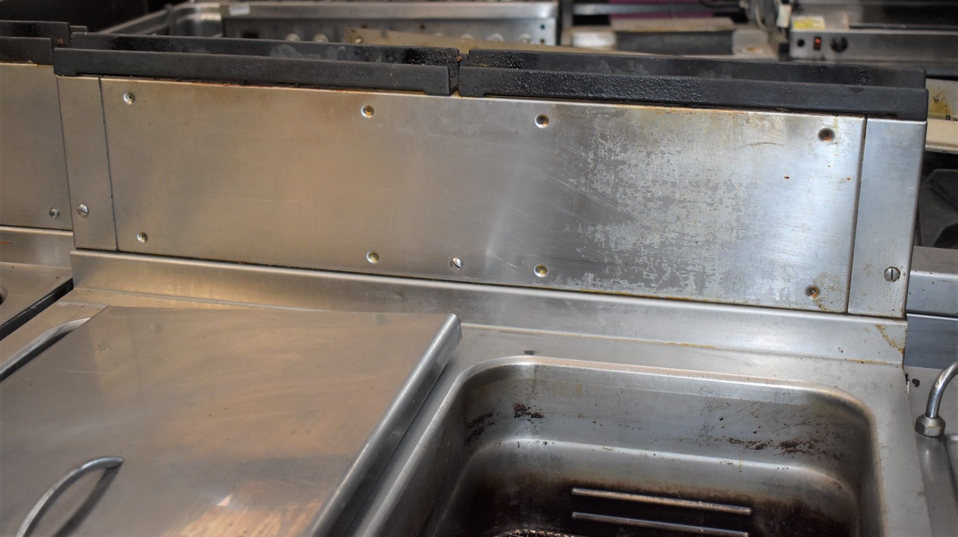 1 x Angelo Po Twin Tank Gas Fryer - Width 80cm - Recently Removed From a Restaurant Environment - - Image 8 of 10