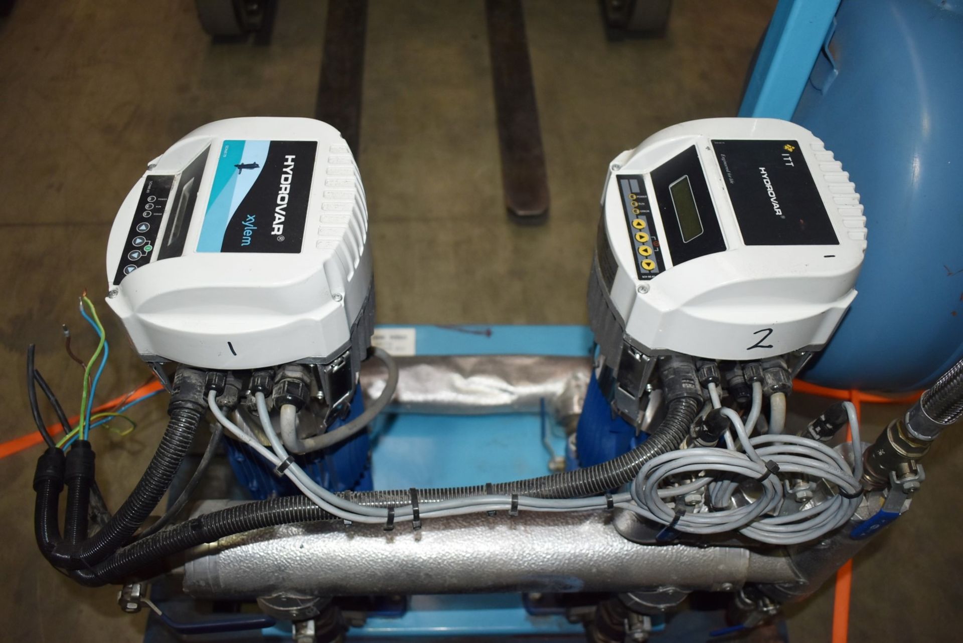 2 x Hydrovar HV2.015 Speed Water Pumps With Lowara SM80B14 Surface Motors, Aquapresso 35L 10 Bar - Image 10 of 28