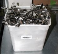 250 x Assorted STUDIO WILLIAM Branded Commercial Tea Spoons And Buffet Folks - Recently Removed From