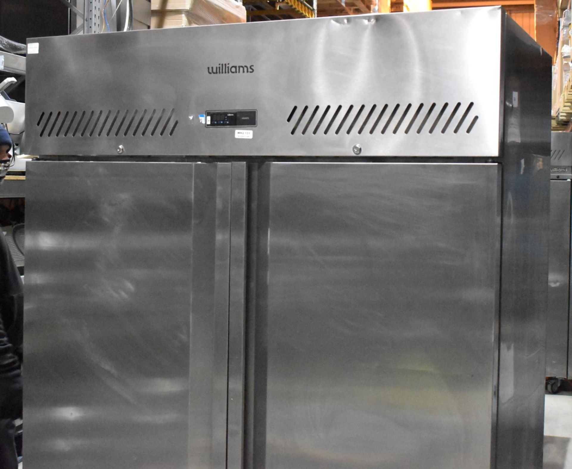 1 x Williams Upright Double Door Refrigerator With Stainless Steel Exterior - Model HS2SA - Recently - Image 17 of 20