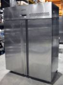 1 x Williams Upright Double Door Refrigerator With Stainless Steel Exterior - Model HS2SA - Recently
