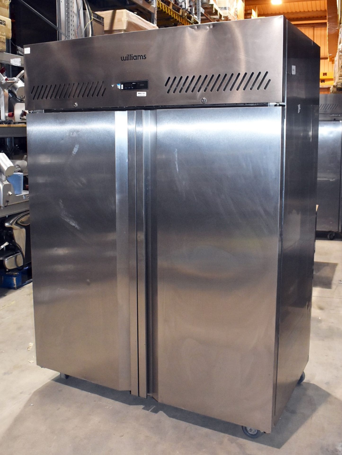 1 x Williams Upright Double Door Refrigerator With Stainless Steel Exterior - Model HS2SA - Recently - Image 2 of 20