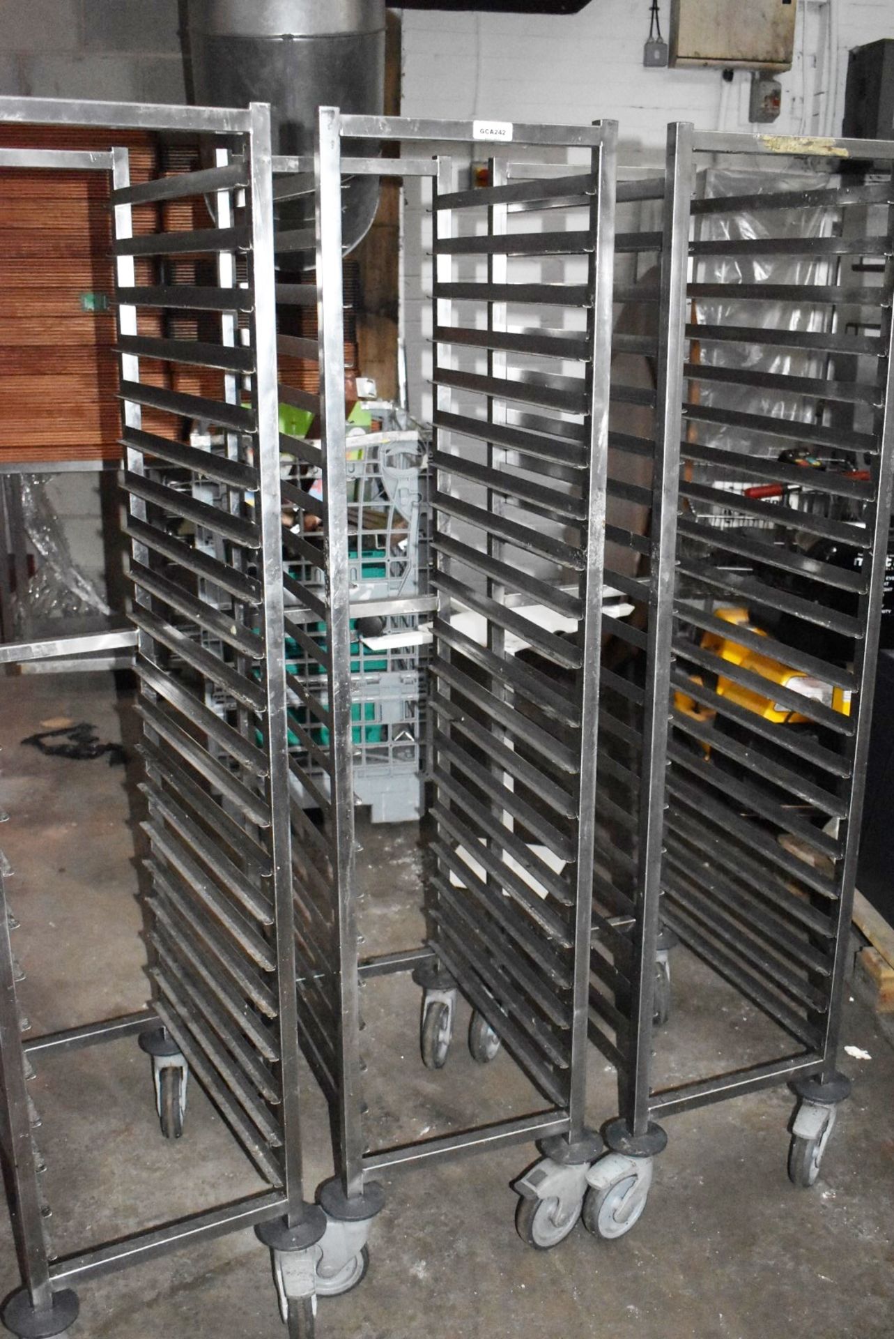 3 x Stainless Steel 20 Tier Bakers Mobile Trolleys - CL011 - Ref: GCA242 WH5 - Location: - Image 2 of 5