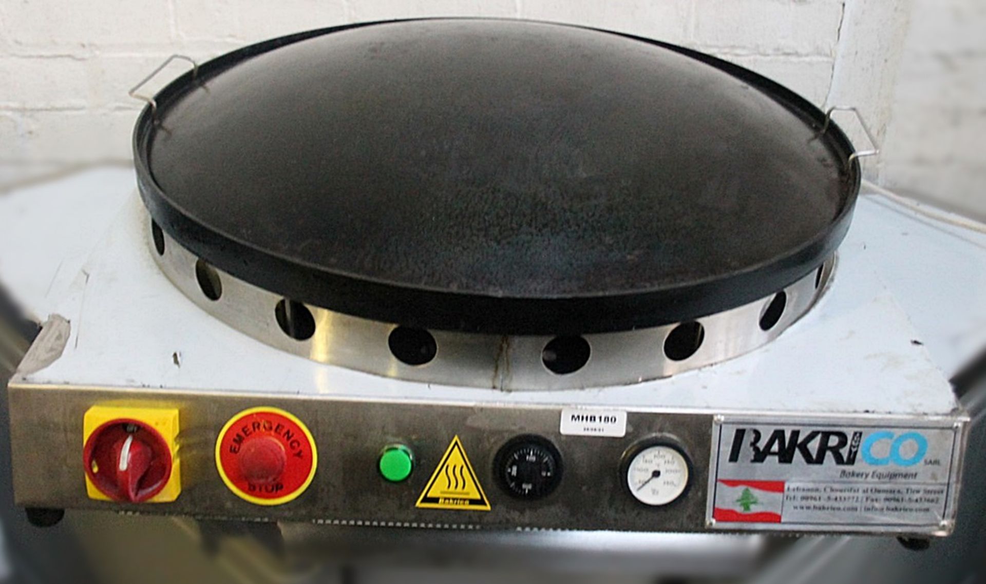 1 x BAKRICO Commercial Saj Flat Bread Maker Machine - Model: BPS - Dimensions: H20 x W75 x D80cm - Image 5 of 12