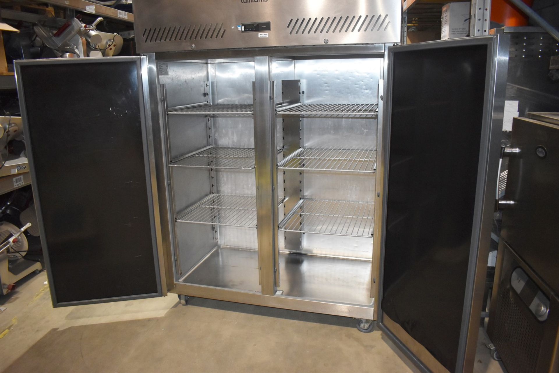 1 x Williams Upright Double Door Refrigerator With Stainless Steel Exterior - Model HS2SA - Recently - Image 20 of 20