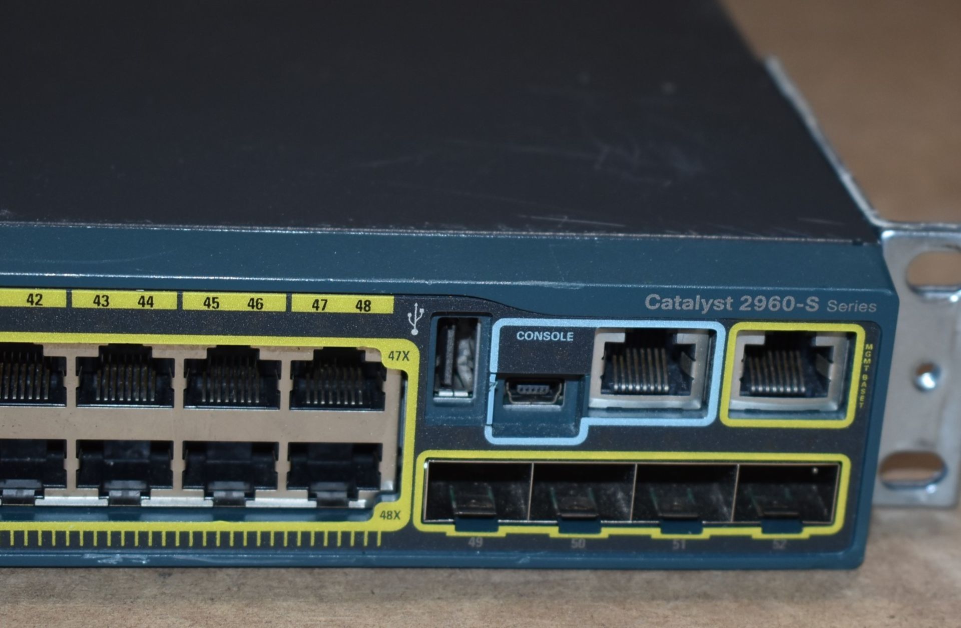 1 x Cisco Catalyst 2960S 48 Port Switch - Includes Power Cable - Ref: MPC114 CA - CL678 - - Image 6 of 6