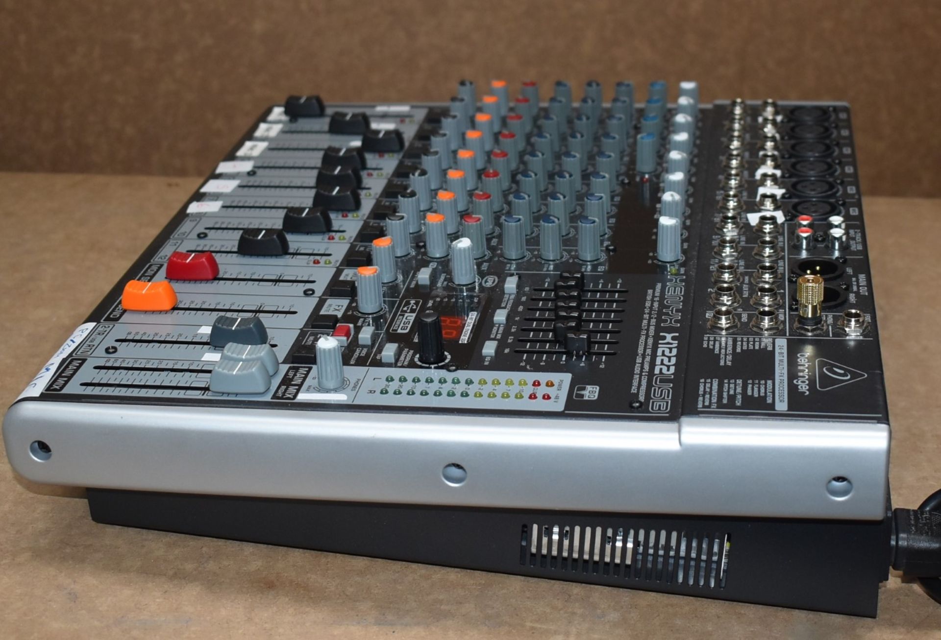 1 x Behringer Xenyx 12 Channel Analog Audio Mixer - Model X1222USB - Includes Power Cable - Ref: - Image 12 of 13