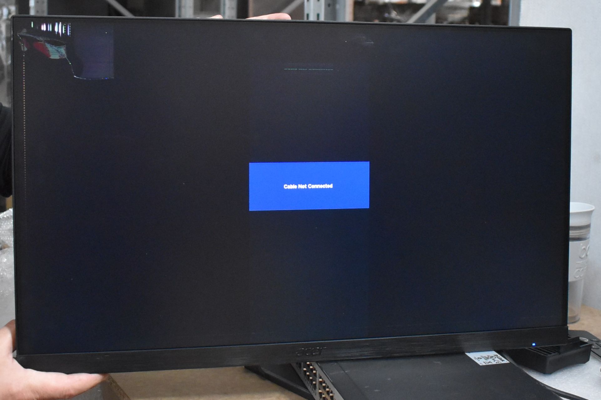 15 x Acer 27 Inch FHD Monitors - Model ET271 - Spares or Repairs With Damaged Screens - Ref: - Image 21 of 22