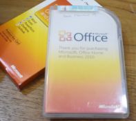 1 x Microsoft Office 2010 Home and Business - Activation Key Card With Original Box - Ref: CG -