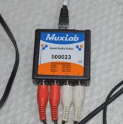 1 x MUXLAB Audio Balun 500033 - Sold As Pictured - Ref: MPC808 - CL678 - Location: Altrincham WA14