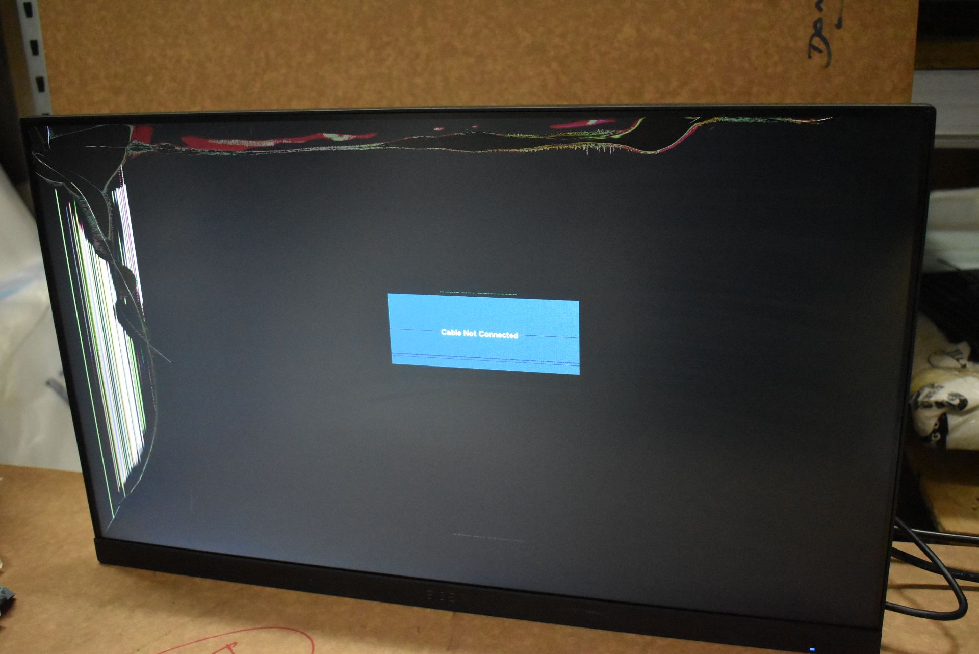 15 x Acer 27 Inch FHD Monitors - Model ET271 - Spares or Repairs With Damaged Screens - Ref: - Image 11 of 22