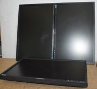 3 x Samsung 22 Inch Computer Monitors - Ref: MPC330 CF - CL678 - Location: Altrincham WA14Please
