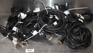 21 x DVI to DVI Monitor Cables - Ref: MPC831 - CL678 - Location: Altrincham WA14This lot is part