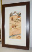 1 x Framed Limited Edition Art Print  'Tuscan Song I' By RICHARD PARGETER - Signed And Mounted -