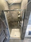 1 x Shower Kit, Door And Tray - To Be Removed From An Exclusive Property - CL716 - NO VAT On