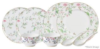 1 x WEDGWOOD Sweet Plum 8-Piece Dining Set - Original Price £275.00 - Unused Boxed Stock - Ref: