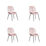 4 x Grace Ocassional Chair - Dimensions: 47(w) x 45(d) x 85(h) cm - Brand New Boxed Stock -