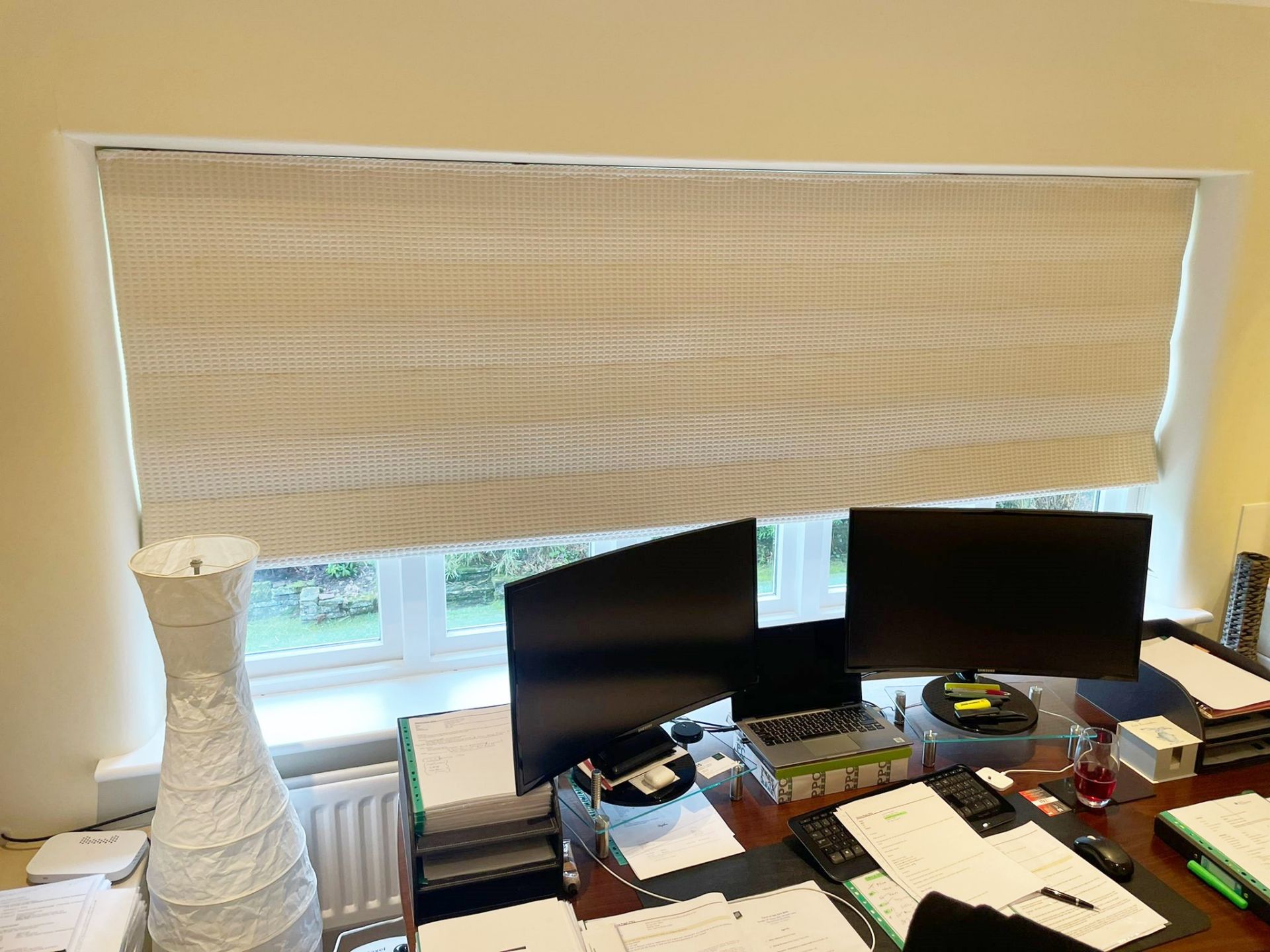 2 x Bespoke Handmade Bedroom Rollerblinds - To Be Removed From An Exclusive Property In Hale Barns - Image 5 of 9