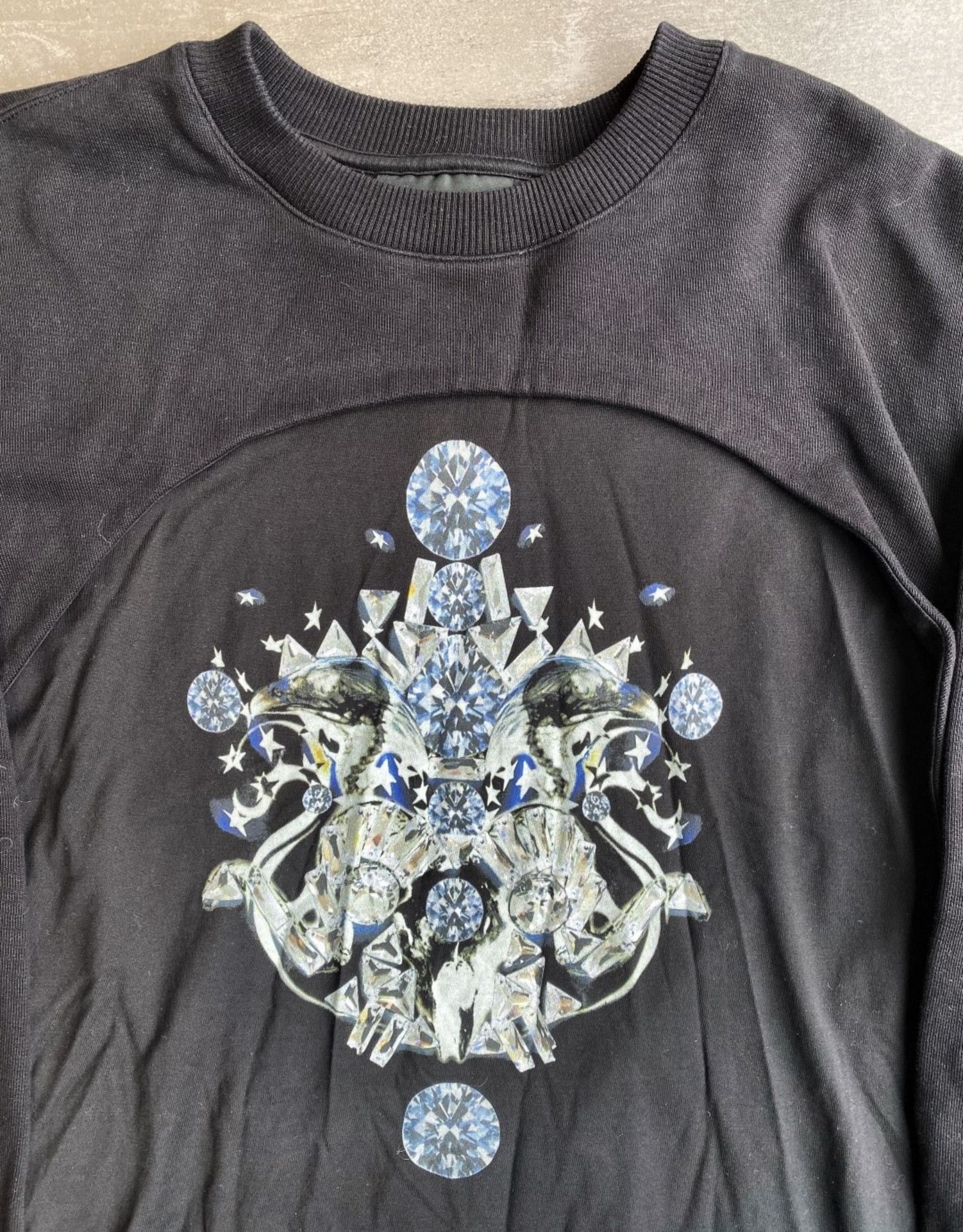 1 x Men's Genuine Givenchy Sweatshirt Top In Black - Size: Medium - Preowned In Very Good - Image 6 of 7