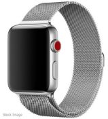 1 x Apple 42mm Milanese Loop 42mm Fully Magnetic Watch Strap - Strap Fits 150–200mm Wrists - Colour: