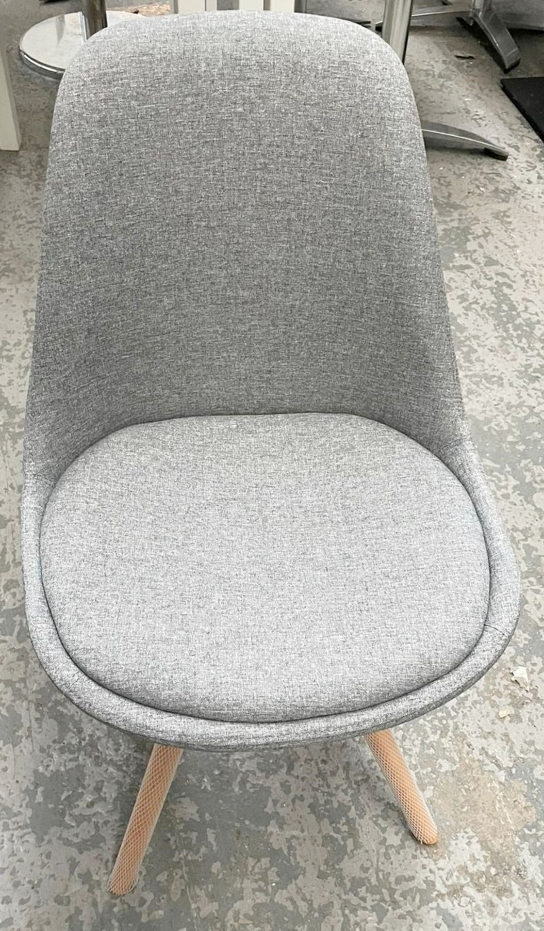 4 x Upholstered Turner Chair In Grey- Dimensions: 86(h) x 50(w) x 40(d) cm - Brand New Unboxed - Image 2 of 6