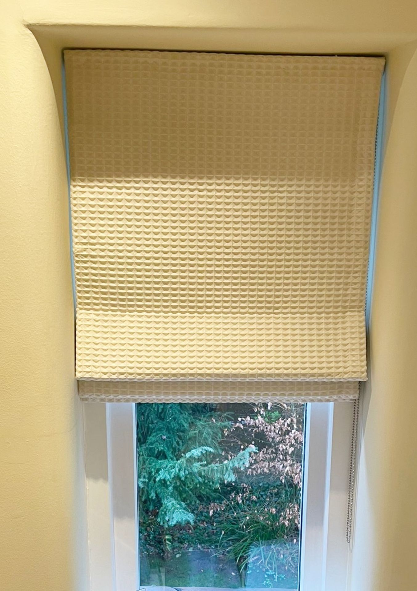 2 x Bespoke Handmade Bedroom Rollerblinds - To Be Removed From An Exclusive Property In Hale Barns