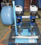 2 x Hydrovar HV2.015 Speed Water Pumps With Lowara SM80B14 Surface Motors, Aquapresso 35L 10 Bar