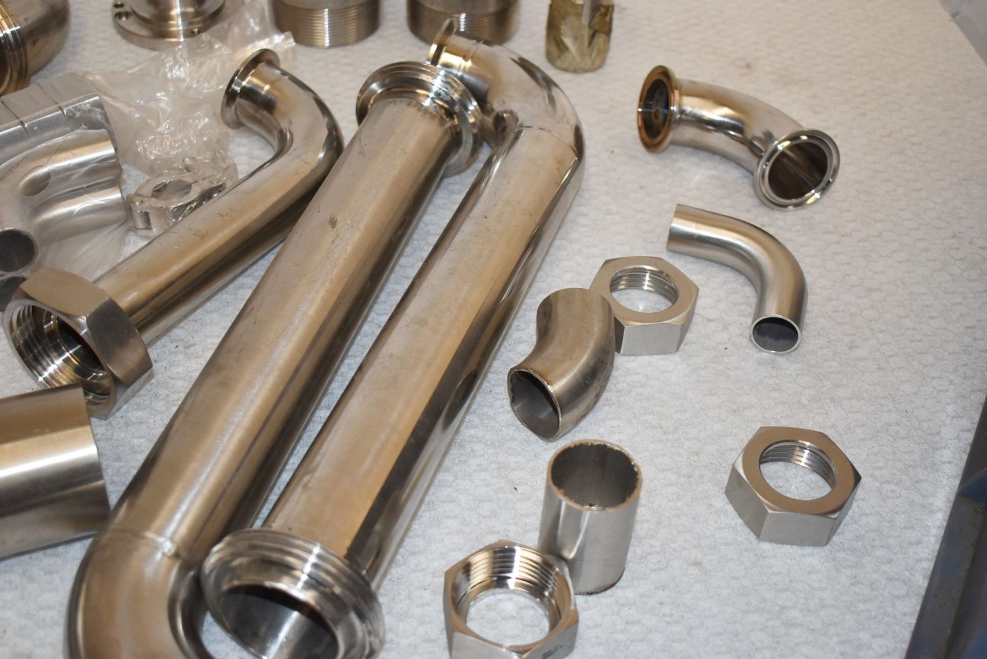 Assorted Job Lot of Stainless Steel Fittings For Brewery Equipment - Includes Approx 38 Pieces - - Image 11 of 13