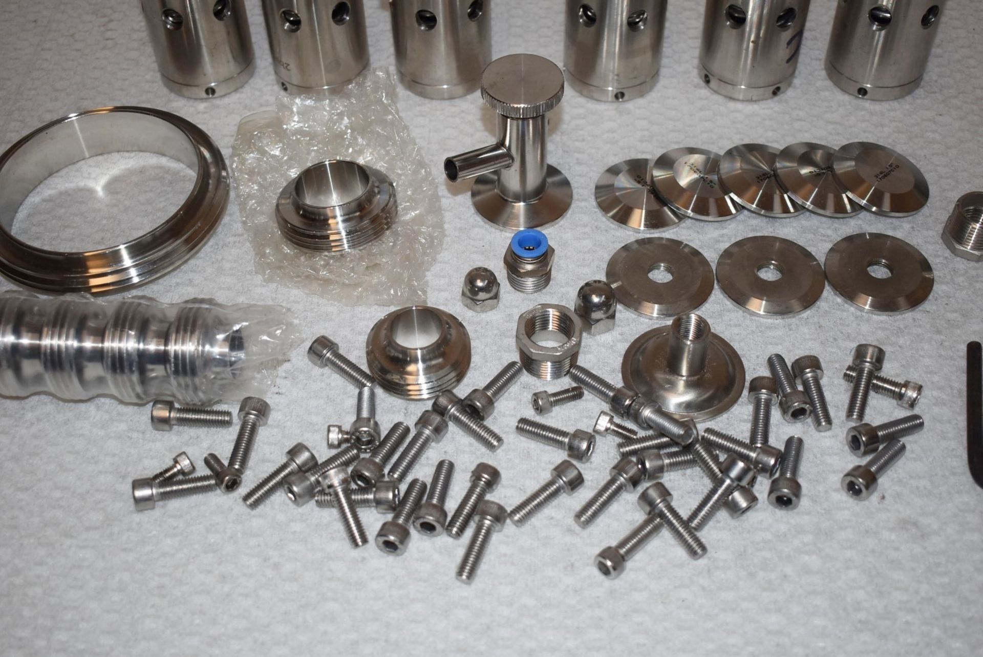 Assorted Job Lot of Stainless Steel Fittings For Brewery Equipment - Includes Approx 70 Pieces - - Image 9 of 14