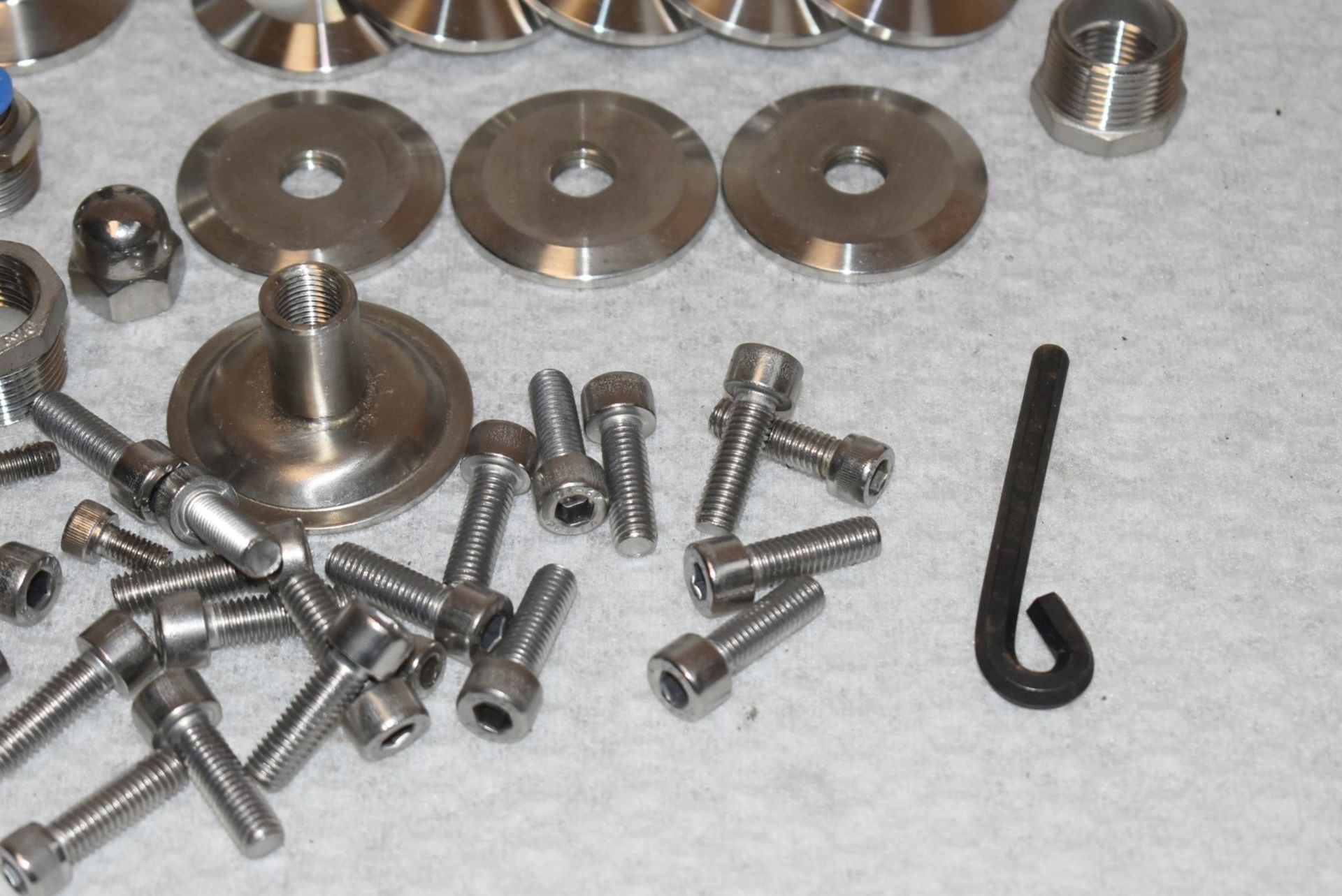 Assorted Job Lot of Stainless Steel Fittings For Brewery Equipment - Includes Approx 70 Pieces - - Image 10 of 14