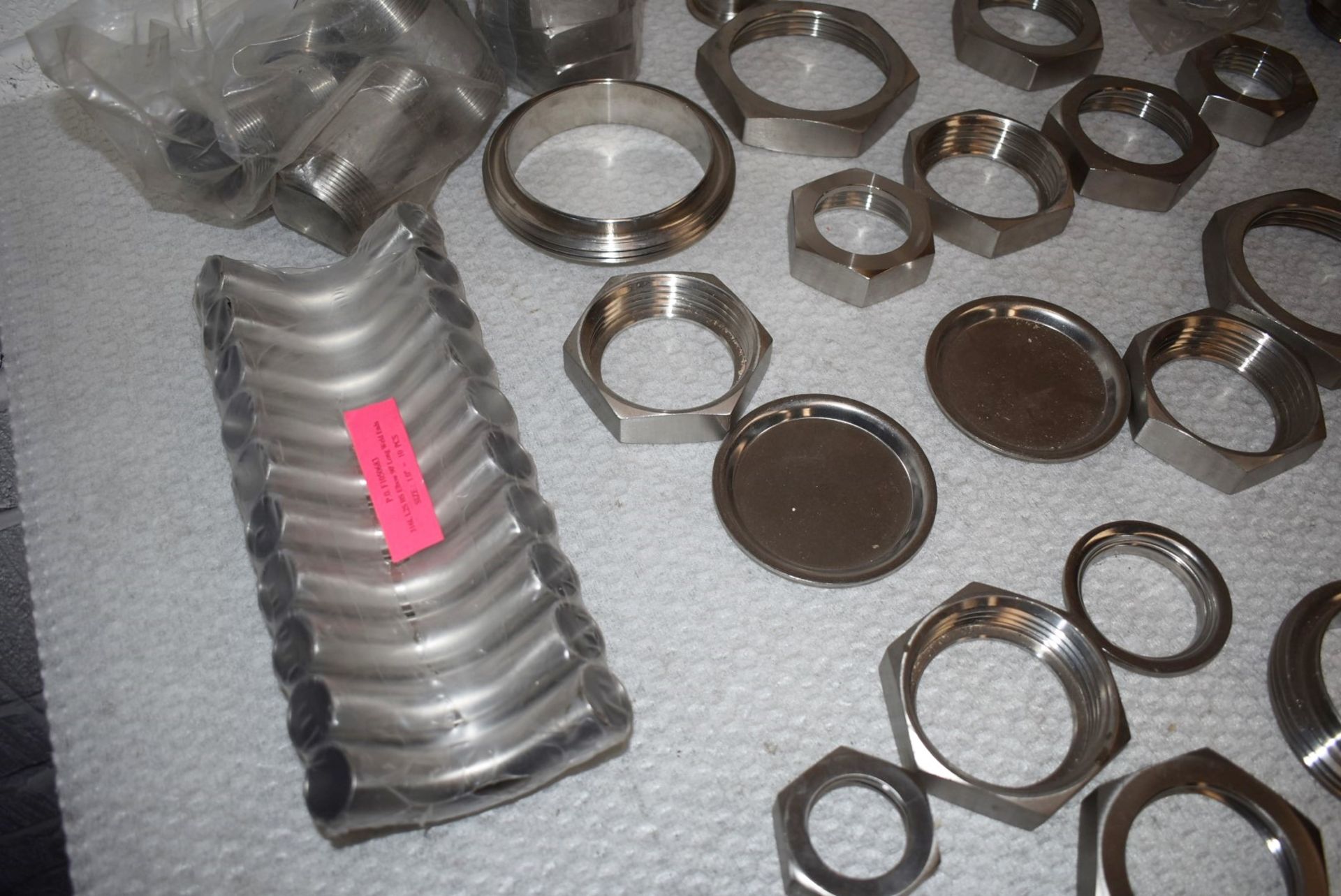Assorted Job Lot of Stainless Steel Fittings For Brewery Equipment - Includes Approx 140 Pieces - - Image 12 of 18