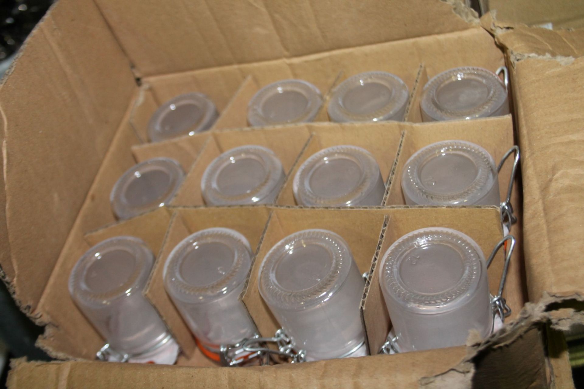 120 x Small Glass Condiment / Perserving Jars - Recently Removed From A Well-known Restaurant In - Image 2 of 6