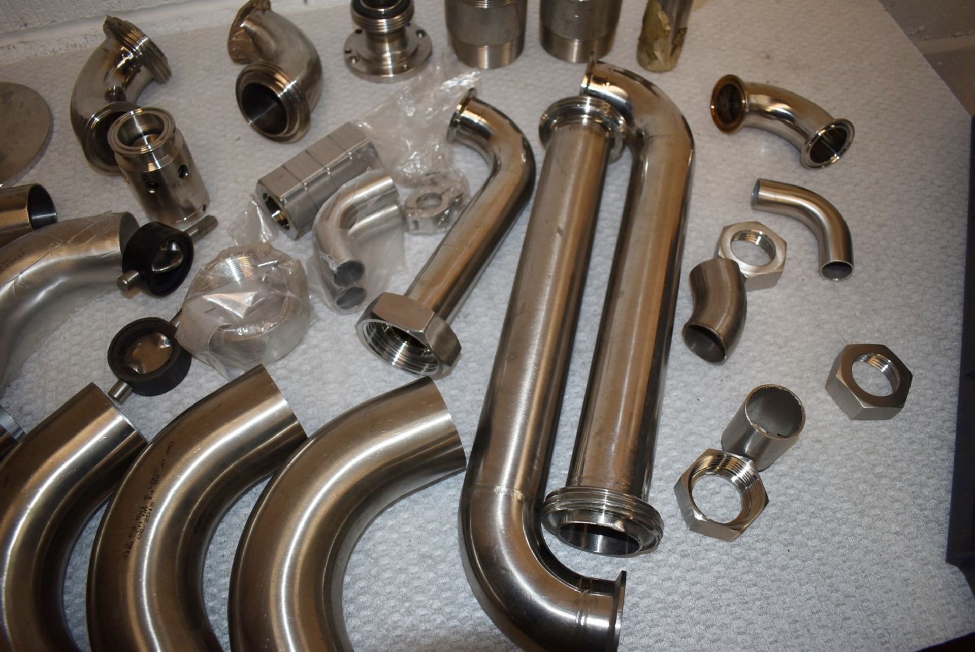 Assorted Job Lot of Stainless Steel Fittings For Brewery Equipment - Includes Approx 38 Pieces - - Image 13 of 13