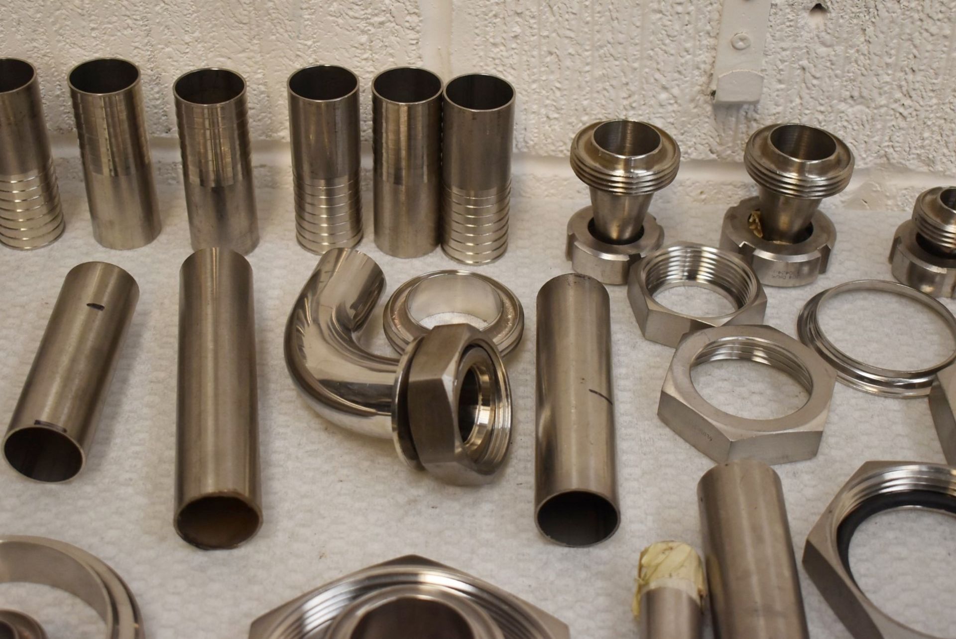 Assorted Job Lot of Stainless Steel Fittings For Brewery Equipment - Includes Approx 67 Pieces - - Image 4 of 16