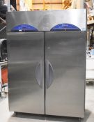 1 x Williams Upright Double Door Refrigerator With Stainless Steel Exterior - Model FG2TSS -